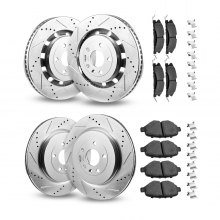 Front and Rear Ceramic Brake Kit Fits for 2013-2015 Ford Explorer Brake Pads