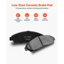 Front & Rear Ceramic Brake Kit for 2007-2013 Acura MDX, 2010-2013 Acura ZDX