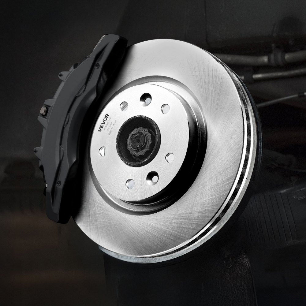 VEVOR Front and Rear Brake Kit Compatible with 2014-2015 Nissan Rogue (2 Row Seating; 11.65 inch (296mm) Front Outer Diameter), Hollow Structure Brake Rotors Ceramic Brake Pads Replacement Kit