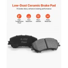 Front & Rear Ceramic Brake Kit for 2014-2015 Nissan Rogue Brake Replacement Kit