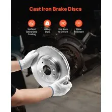 Front & Rear Ceramic Brake Kit for 2014-2015 Nissan Rogue Brake Replacement Kit