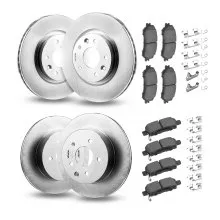 Front & Rear Ceramic Brake Kit for 2014-2015 Nissan Rogue Brake Replacement Kit