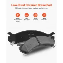 Front and Rear Brake Rotors Kit for 2002-2006 Chevrolet Avalanche 2500 (8 STUD)