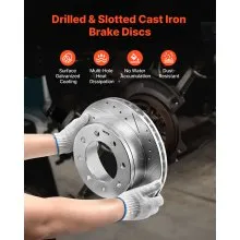 Front and Rear Brake Rotors Kit for 2002-2006 Chevrolet Avalanche 2500 (8 STUD)