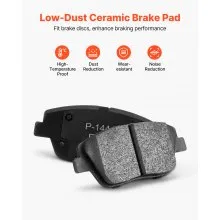 Front and Rear Ceramic Brake Kit Compatible with 2011-2014 Hyundai Sonata