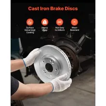 Front and Rear Ceramic Brake Kit Compatible with 2011-2014 Hyundai Sonata