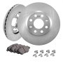 VEVOR Front Brake Kit for Vauxhall Adam(M13), Corsa D (S07), Corsa D Box/Hatchback (S07), Brake Rotors Ceramic Brake Pads Replacement Kit, 257mm Front Rotors