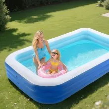 VEVOR Inflatable Pool Large Inflatable Swimming Pool for Kids, Adults, Family