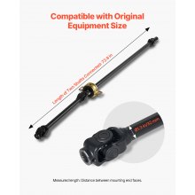 Front Drive Shaft Assembly Compatible with 2014-2017 Polaris RZR XP 1000