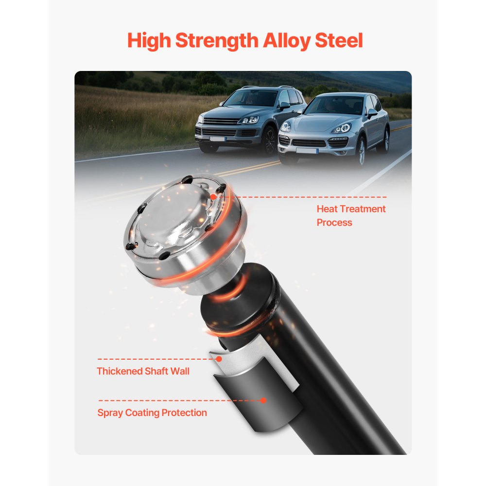 VEVOR Rear Drive Shaft, 49.5"-50.4" Prop Shaft Driveshaft Assembly Compatible with 2003-2010 Porsche Cayenne MK & 2004-2010 VW TOUREG, Replace #20010DS 936301