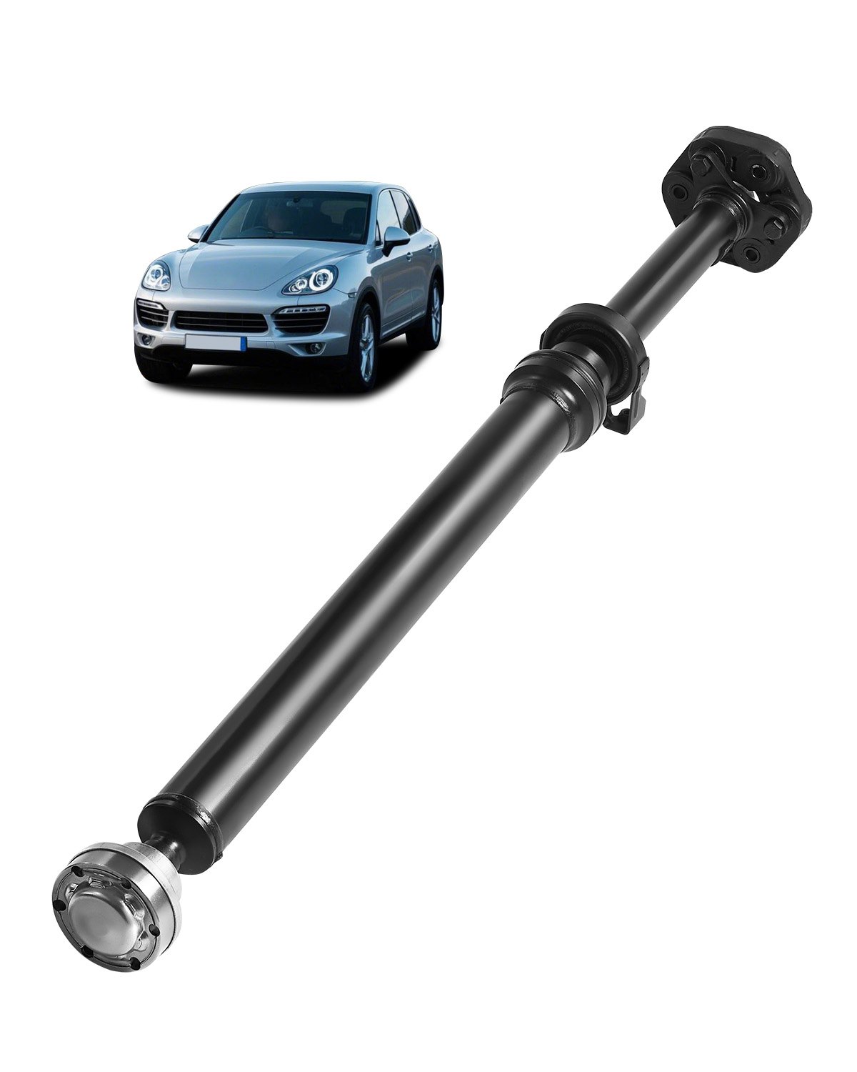 VEVOR Rear Drive Shaft, 49.5"-50.4" Prop Shaft Driveshaft Assembly Compatible with 2003-2010 Porsche Cayenne MK & 2004-2010 VW TOUREG, Replace #20010DS 936301