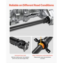 Rear Drive Shaft Assembly Compatible with 1997-2001 Honda CR-V 2.0L L4 4WD