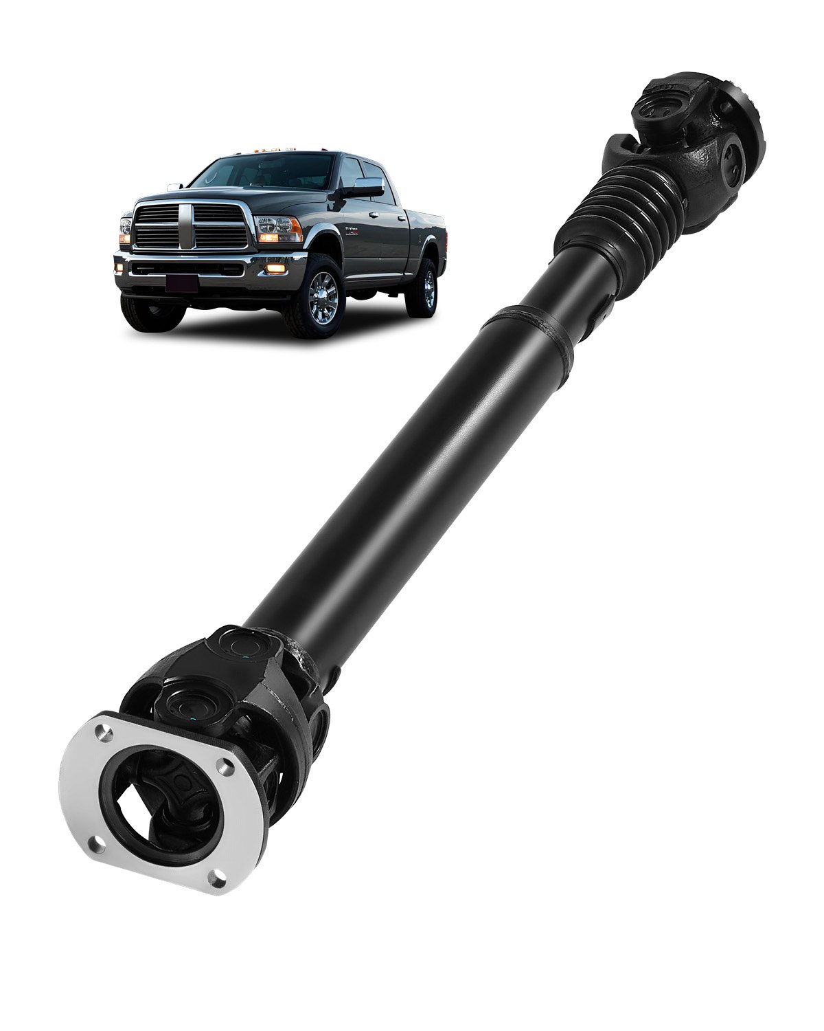 VEVOR Front Drive Shaft, 32.0"-34.6" Prop Shaft Driveshaft Assembly Compatible with 2003-2013 Dodge RAM 2500 3500, Replace #52105934AA 52105934AB 52105934AC 52105934AD 52105934AE 52105934AF