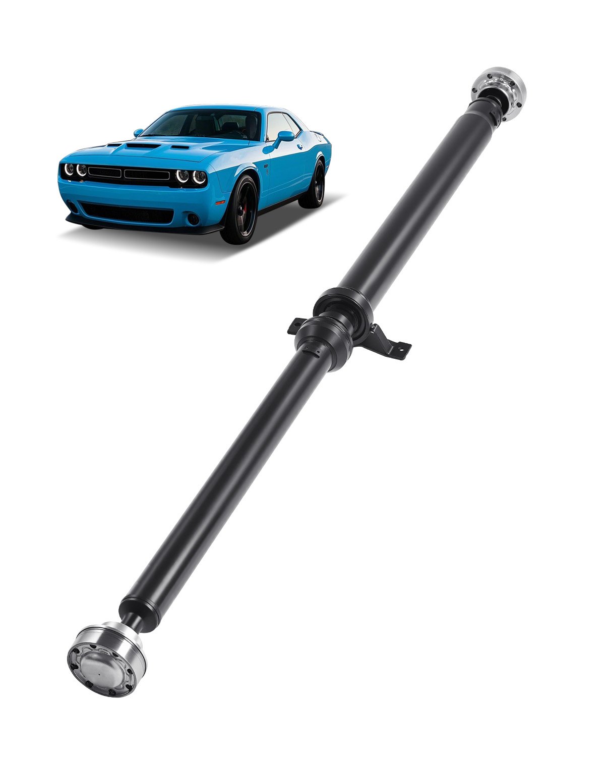 VEVOR Rear Drive Shaft, 71.7"-73.2" Prop Shaft Driveshaft Assembly Compatible with 2015-2019 Dodge Challenger V6 3.6L, Replace #976-987 976987 52123974AC 52123974AD 52123974AE 52123974AF