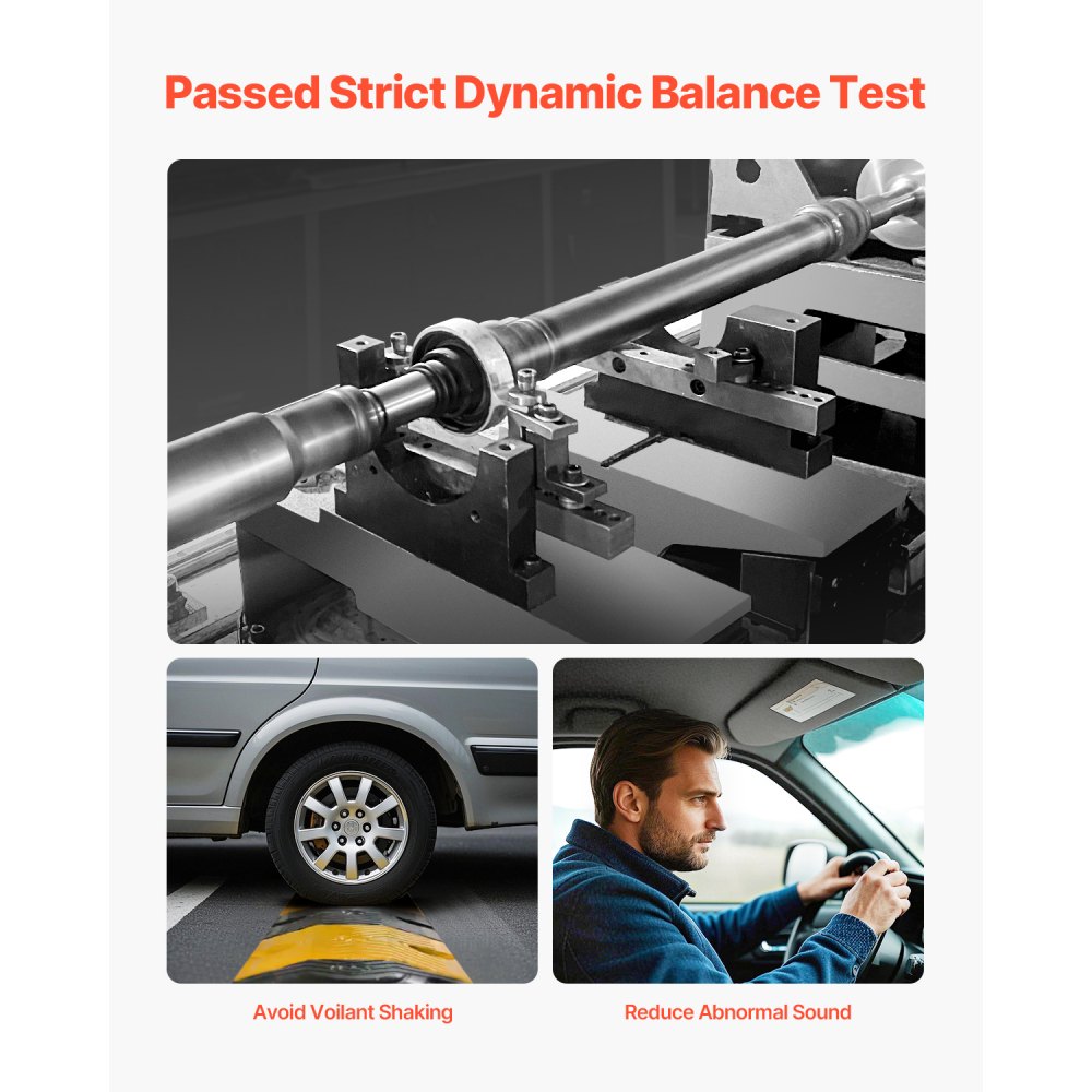 VEVOR Front Drive Shaft, 30.9"-33.8" Prop Shaft Driveshaft Assembly Compatible with 1987-2001 Jeep Cherokee L6 4.0L, Replace #53005542AC 53005542 53003248 53005040 938-128 938128