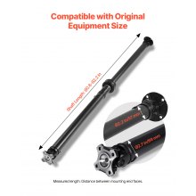 Rear Prop Drive Shaft Compatible with 2008-2016 Nissan Rogue S SL SV 2.5L