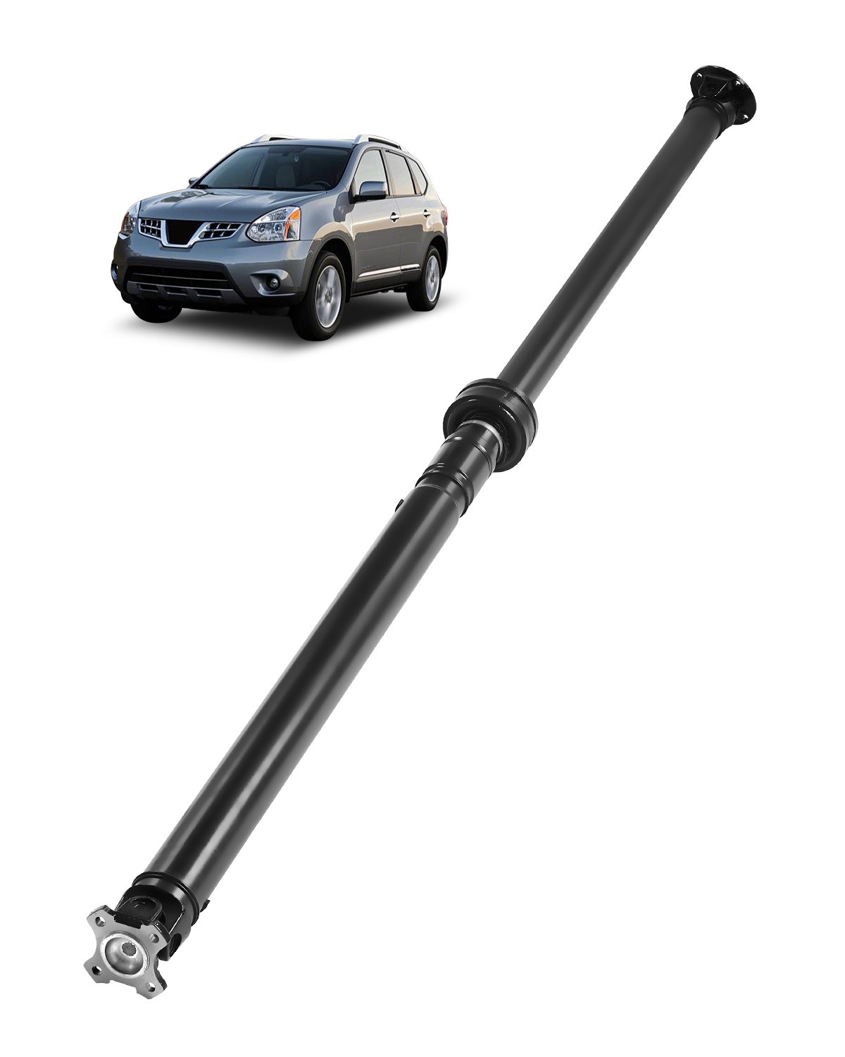 VEVOR Rear Drive Shaft, 80.6"-82.2" Prop Shaft Driveshaft Assembly Compatible with 2008-2016 Nissan Rogue S SL SV 2.5L, Replace #37000JM10A 946-236 946236 37000JM100 37000JM13A 37000JM14A