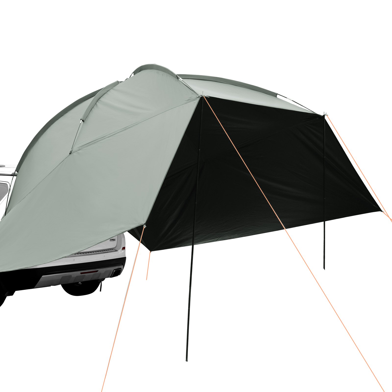 VEVOR Vehicle Awning, Large 10' x 7' Shade Coverage Πλαϊνή τέντα αυτοκινήτου, PU2000mm UV50+ Τέντα αυτοκινήτου με εκτεταμένα πλαϊνά κουβούκλια και φορητή τσάντα αποθήκευσης, Κατάλληλη για φορτηγά, SUV, Van, Campers