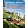 48V 105Ah Golf Cart Lithium Battery with LCD Monitor and 4000+ Cycles