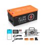 48V 105Ah Golf Cart Lithium Battery 20A Charger LCD Monitor & 4000+ Cycle