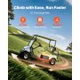 48V 105Ah Golf Cart Lithium Battery with 20A Charger and Touch Monitor