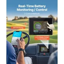 48V 105Ah Golf Cart Lithium Battery with 20A Charger and Touch Monitor