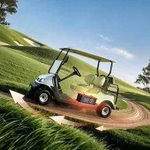 48V 105Ah Golf Cart Lithium Battery with 20A Charger and Touch Monitor