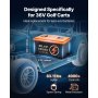 36V 105Ah Golf Cart Lithium Battery with 20A Charger and Touch Monitor