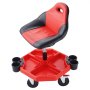 VEVOR Rolling Garage Stool 136.1 kg Adjustable Mechanic Work Shop Seat w/Casters