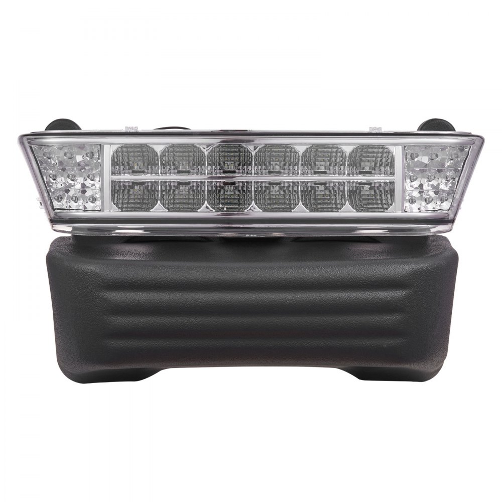 Kit de luces para carrito de golf VEVOR de 12 V, homologado para circular, con faros delanteros y traseros LED, arnés de cableado, intermitentes, luces de emergencia, bocina, pastillas de freno y carcasa ABS, para Club Car Precedent 2004-2008