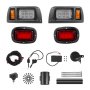 12V Golf Cart LED Headlight Tail Light Kit Legal Street For Club Car DS 1993-Up