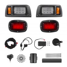 Kit de luces LED delanteras y traseras para carrito de golf de 12 V, homologadas para Club Car DS (años 1993 y posteriores)