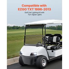 12V Golf Cart LED Headlight Tail Light Kit Legal Street For EZGO TXT 1996-2013
