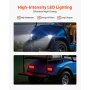12 Volt Golf Cart LED Headlight Tail Light Kit For EZGO TXT 1996-2013 Models