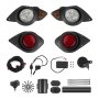 12V Golf Cart LED Headlight Tail Light Kit Legal Street For Yamaha G29 2007-Up
