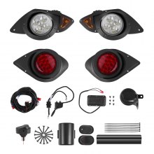 12V Golf Cart LED Headlight Tail Light Kit Legal Street For Yamaha G29 2007-Up