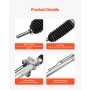 Hydraulic Power Steering Rack and Pinion Fit 2003-2007 Honda Accord 2.4L