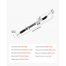 Hydraulic Power Steering Rack and Pinion Fit 2005-2020 Nissan Frontier