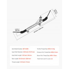 Hydraulic Power Steering Rack and Pinion Fit Silverado 1500 1999-2003