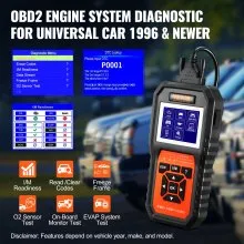 VEVOR BMW OBD2 Scanner Diagnostic Tool, For BMW/Mini/Rolls-Royce, Full System Diagnostic Scan Tool, 12 Special Functions, Car Read Code Reader with CBS SAS EPB ECM DME/DDE Oil Reset Battery Matching