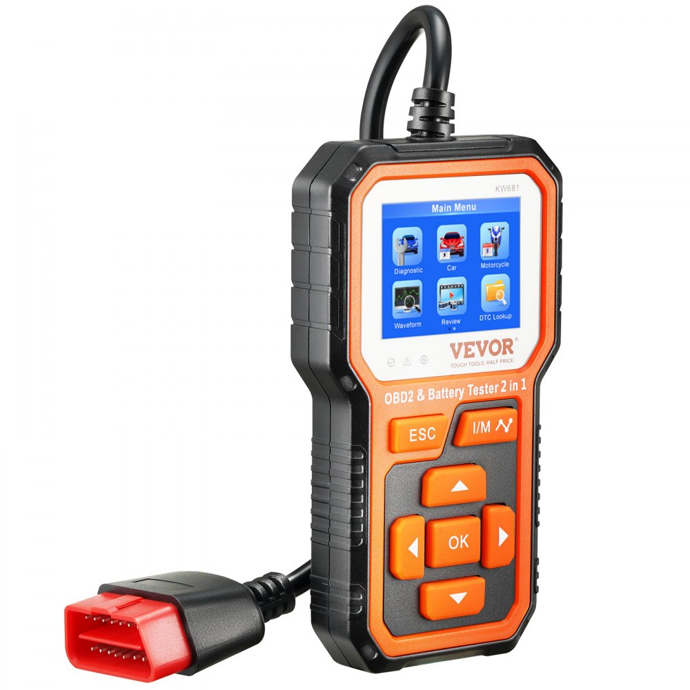 VEVOR OBD2 Scanner Auto OBDII Code Reader Car Diagnostic Tool Check Engine Fault