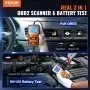 VEVOR OBD2 Scanner Battery Tester 6V/12V - Upgrade 2 IN1 OBD Scanner Diagnostic Tool Car 100-2000 Battery Charging Cranking System Test Car Code Reader Scan Tool for All OBDII Protocol Cars Since 1996