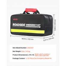 32 Pcs Car Emergency Kit with Medical Emergency First Aid Kit for Vehicles