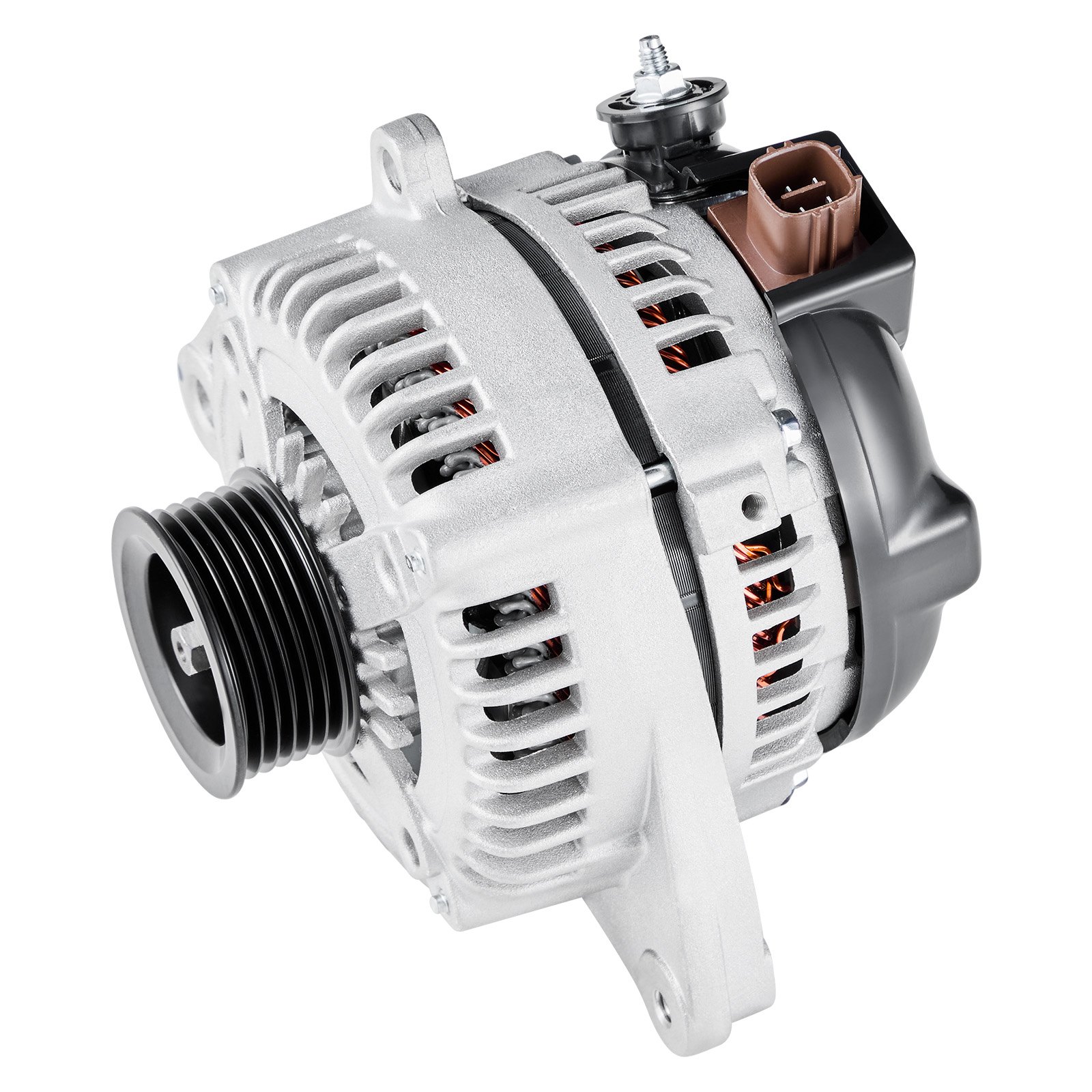 VEVOR Car Alternator 11032, Fit for Toyota Highlander V6 3.3L 2004-2007, Sienna 2004-2006, Lexus RX330 3.3L 2004-2006, Automotive Replacement Alternator 27060-0A100, 27060-0A130, AL3315X, 400-52140R