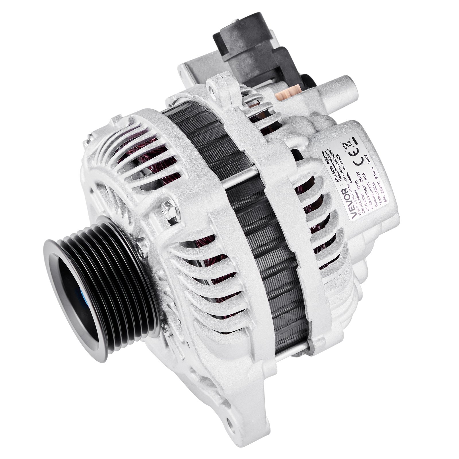 VEVOR Car Alternator 11176, Fit for Honda Civic 1.8L L4 2006-2008 2011, Civic 1.8L L4 (MFI) 2009-2010, Automotive Replacement Alternator 31100RNAA01, 31100RNAA012M2, 31100RNAA01RM, AHGA67, A002TC1391
