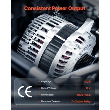 Alternator Car Alternator for Nissan Altima 3.5L 07-10 Saturn Aura 07-08