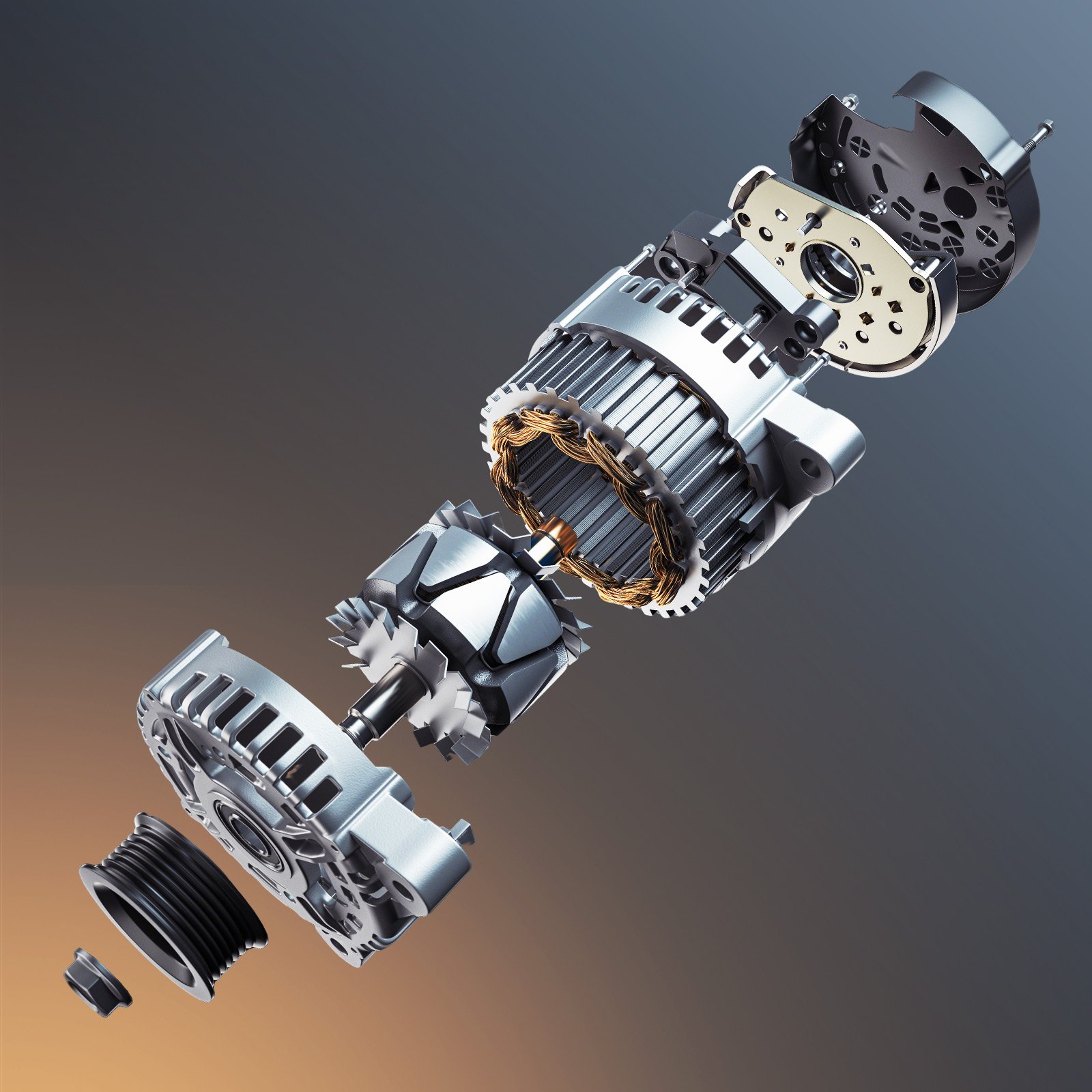 VEVOR Car Alternator 11341, Fit for Nissan Altima V6 3.5L 2007-2010, Maxima 2009-2010, Murano 2009-2014, Quest 2011-2017, for Saturn Aura 2007-2008, Automotive Replacement Alternator 11557, AMT0228