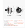 VEVOR Car Alternator 11598, Fit for Dodge Challenger V6 3.6L 2015-2021, Charger 2011-2021, Durango 2011-2020, Jeep Grand Cherokee 11-20, Ram 1500 13-15, Automotive Replacement Alternator 4210007040