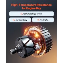 VEVOR Car Alternator 7127-SE105C, Fit for 1 Wire Self Exciting Street Rod GM 305 350 BBC SBC, 1973-1974 Apollo 4.1L, 1982 Century 2.5L, Automotive Replacement Alternator 1-2400-11DR-2, 7127-SECN-100A