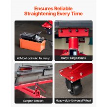 Auto Body Frame Puller Straightener 6T Car Frame Machine 3T Airbag Jack